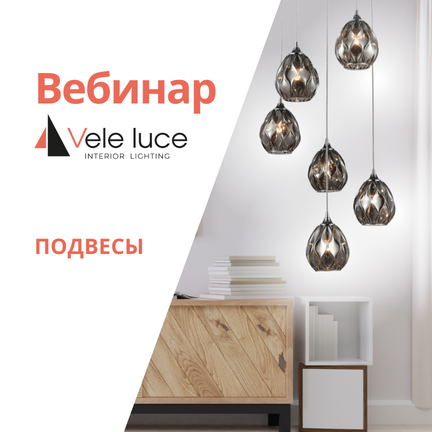 Вебинар Vele luce. Подвесы в интерьере и особенности работы с ними